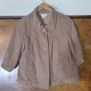 At Last Girls Corduroy Jacket Size Small